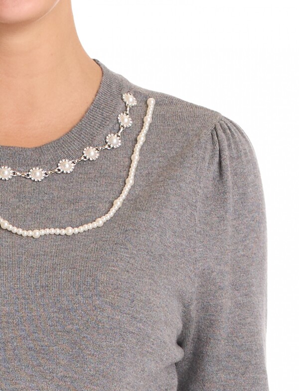 Buzo Collar GRIS