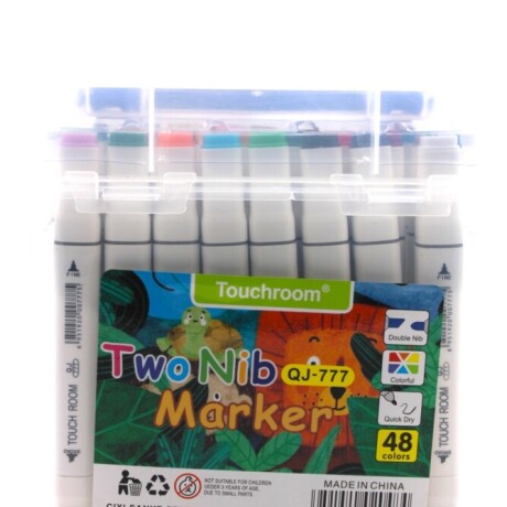 Set x48 Marcadores punta doble Set x48 Marcadores punta doble