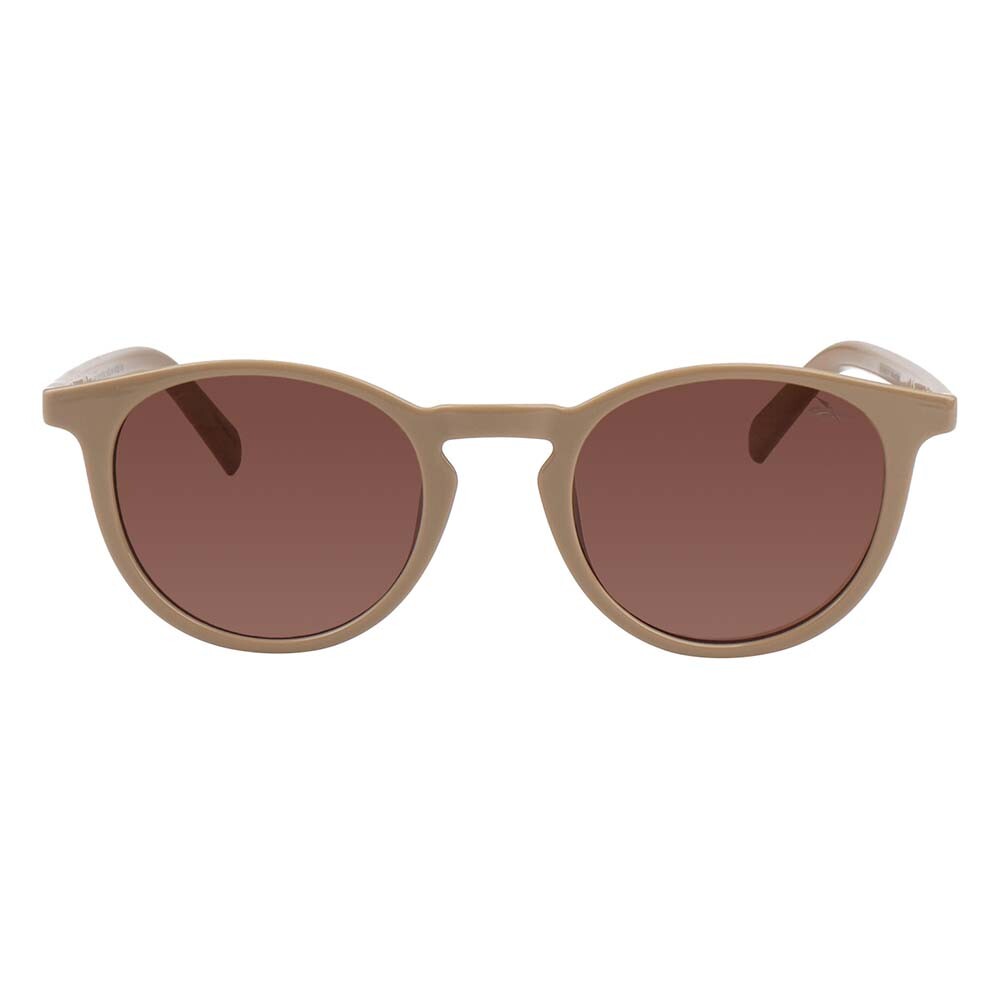 Lentes De Sol De Policarbonato Redondo Reebok Marrón/Blanco