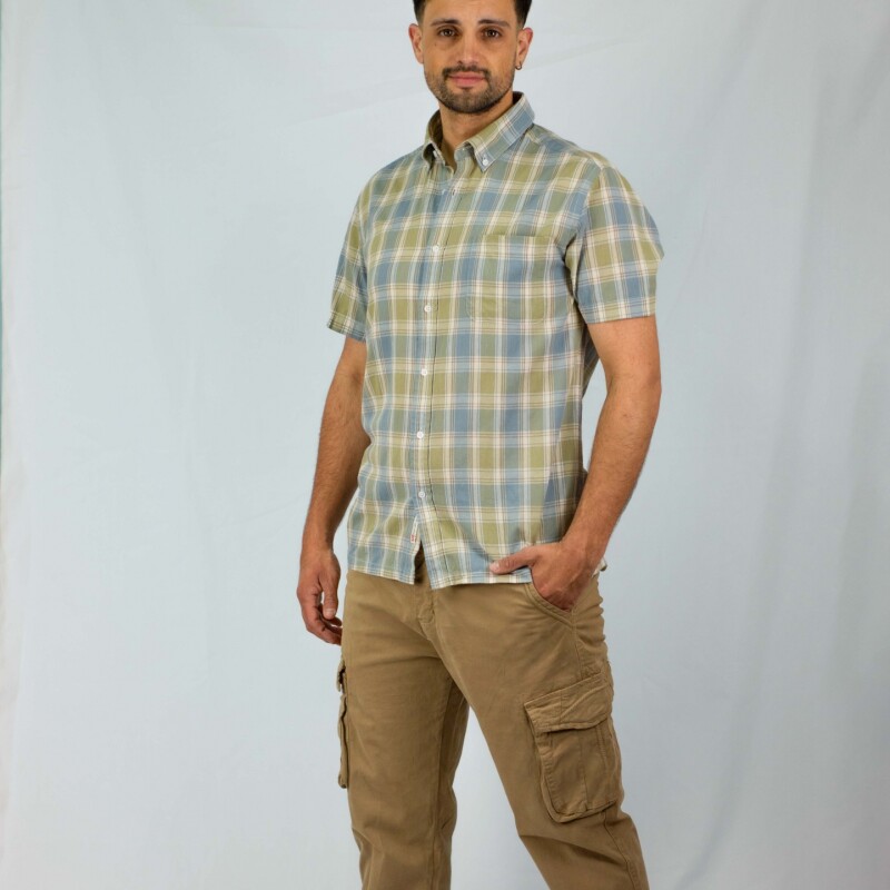 Camisa a cuadros Hilton Green
