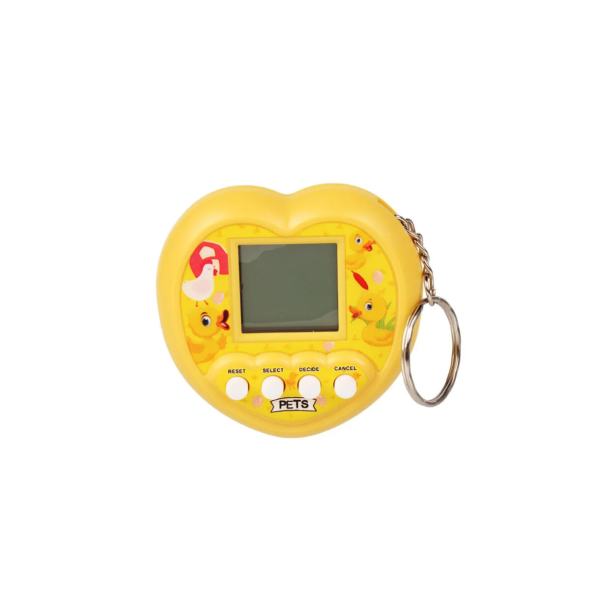 Mascota virtual corazón - Amarillo 