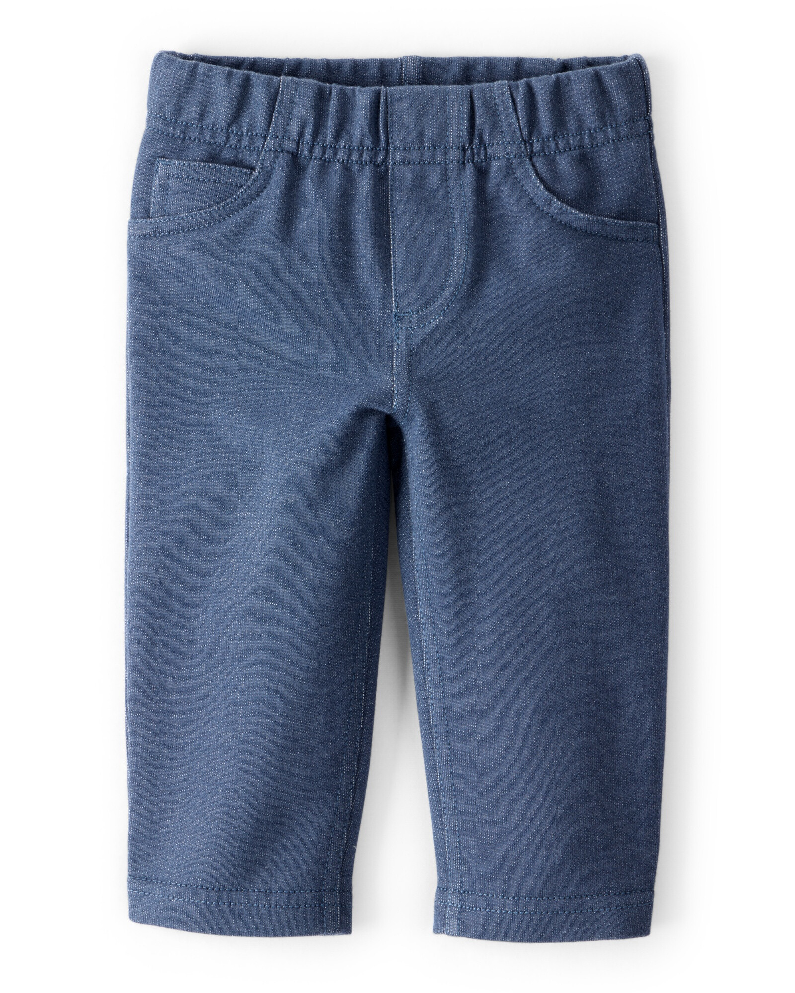 Pantalón de algodón, efecto denim Pantalón de algodón, efecto denim