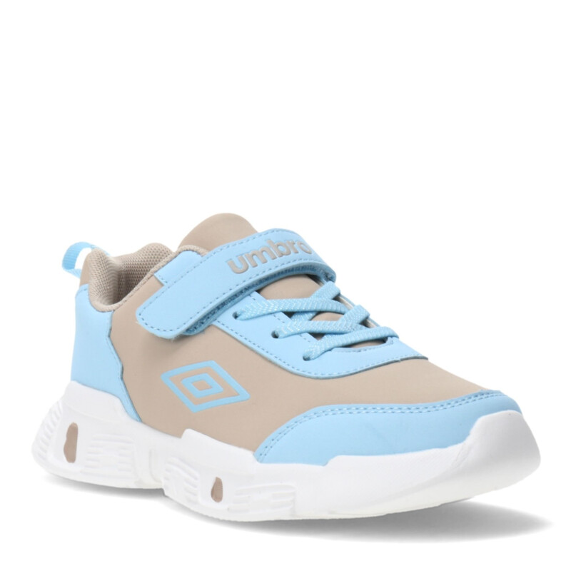 Championes Infantiles Umbro Tory Celeste - Blanco - Beige