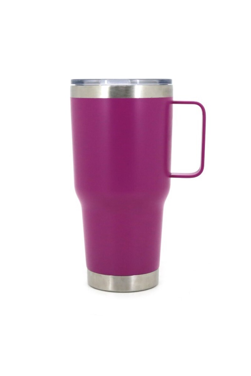 Vaso térmico doble capa de acero 900ML Fucsia