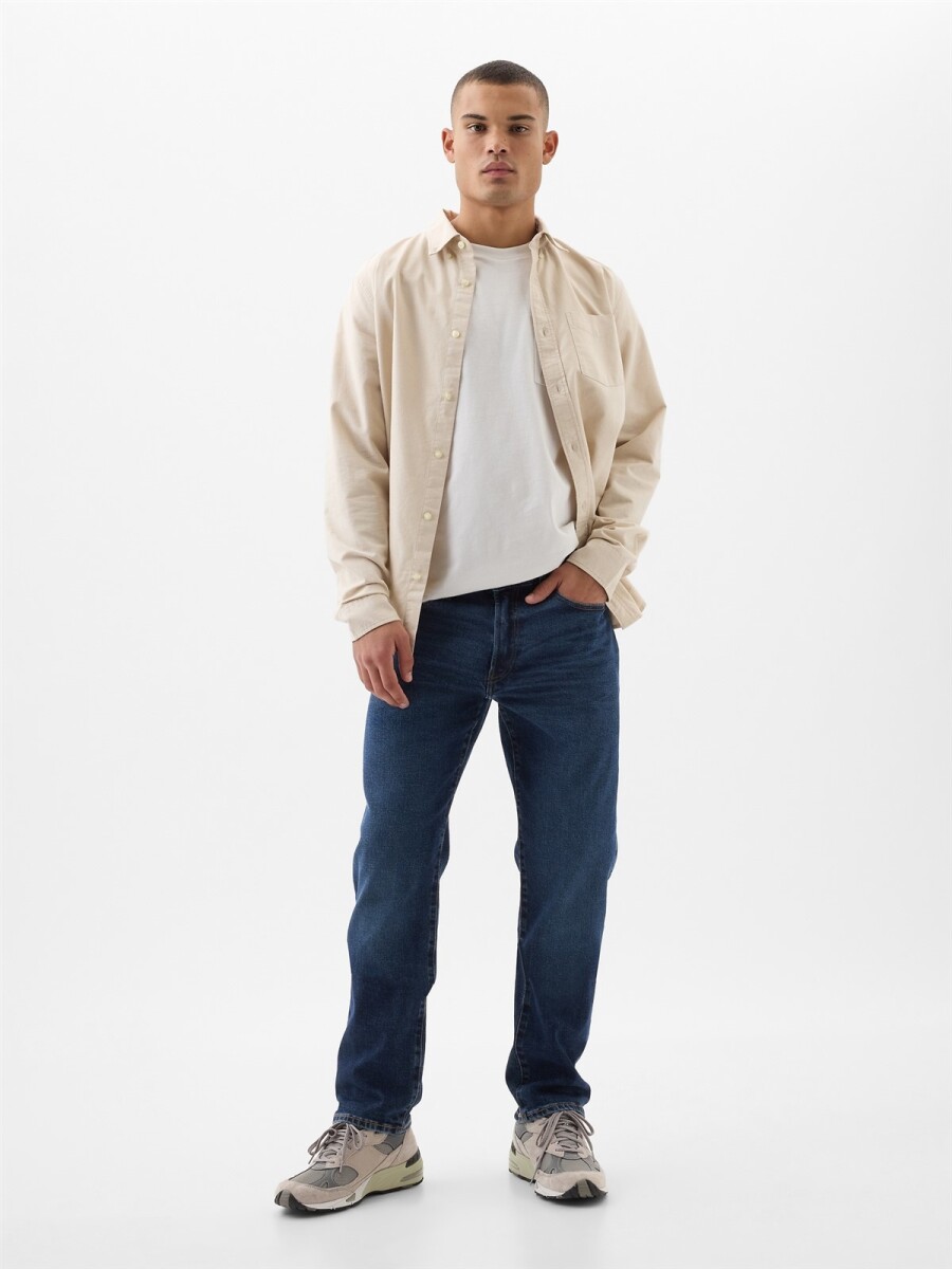 Jean Straight Hombre - Dark Wash 