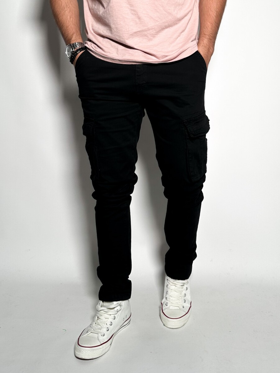 Pantalon Cargo Scar - Negro 