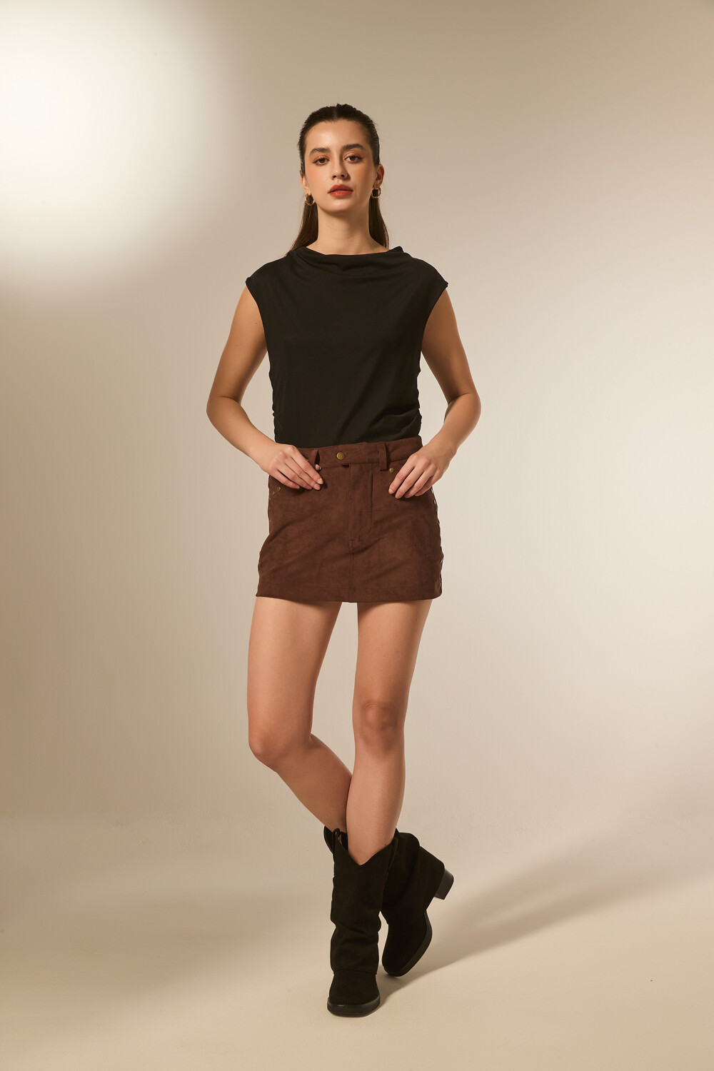 Falda Duru Chocolate