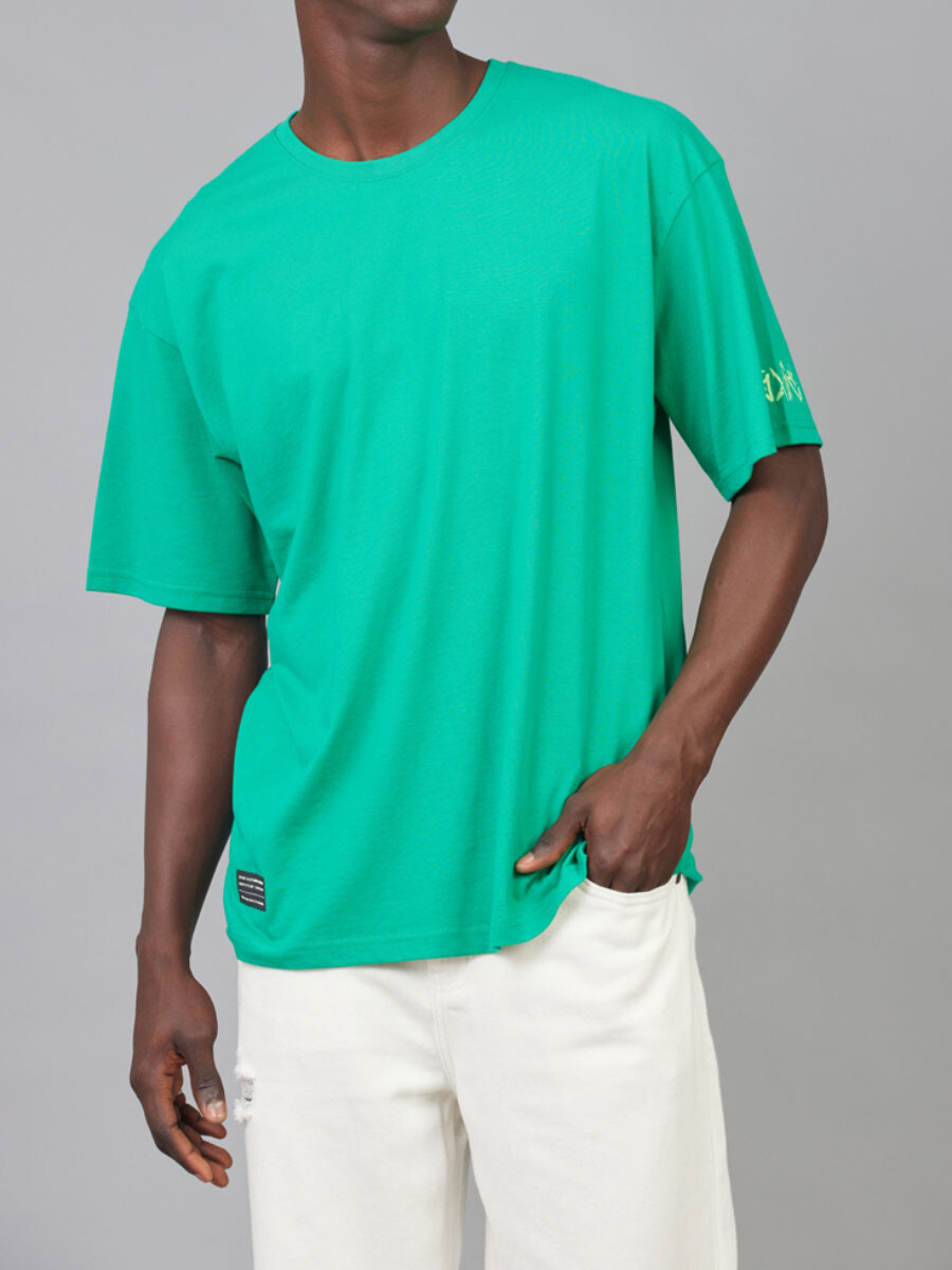 T-SHIRT GRAFFY DIXIE - Verde 