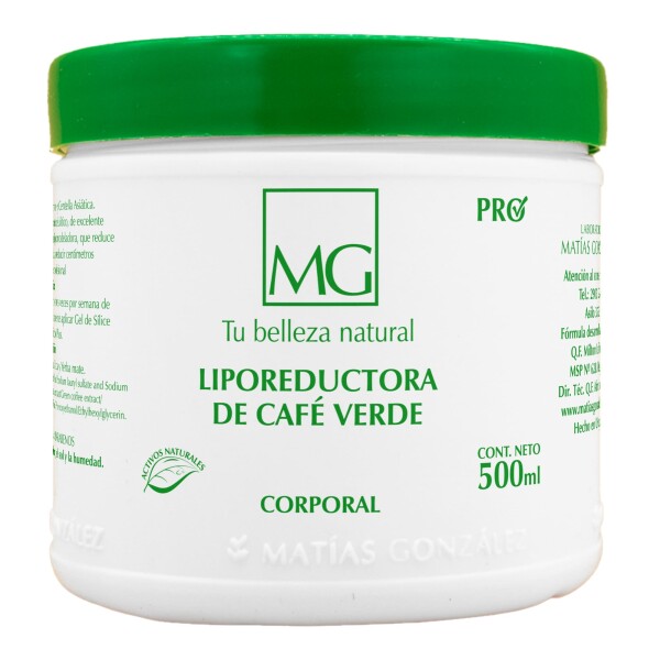 Liporeductora Café Verde (500cc) Liporeductora Café Verde (500cc)