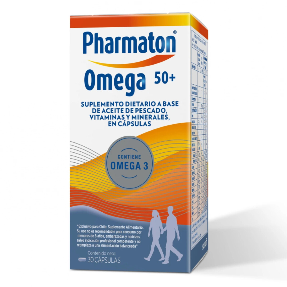 Pharmaton Omega 50+ 30 Cápsulas 