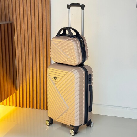 Set Valija Chica Carry On De Cabina + Neceser Beauty Rígido Set Valija Chica Carry On De Cabina + Neceser Beauty Rígido