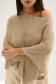 PONCHO SUNDANCE BEIGE