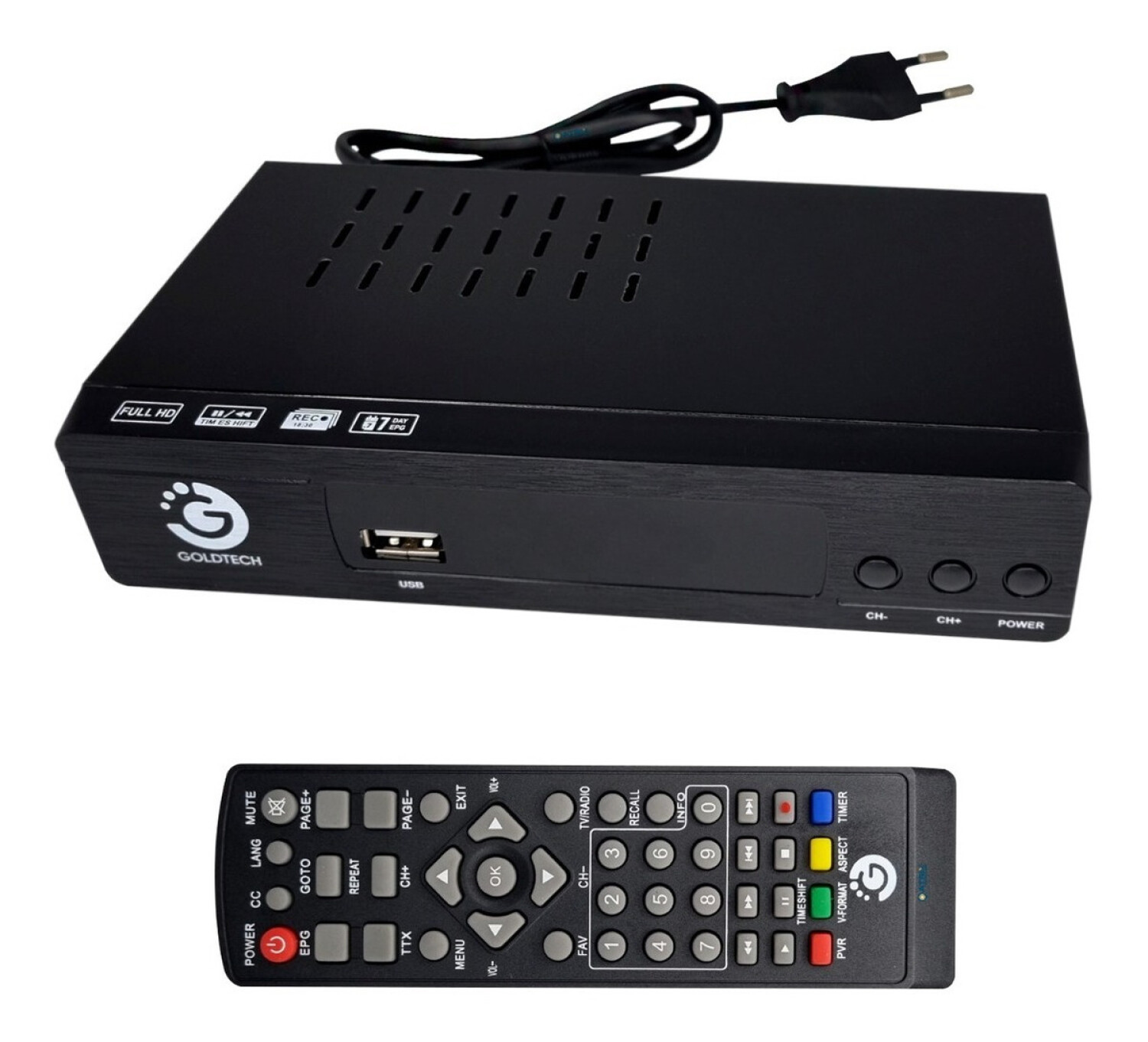 SINTONIZADOR DE TV DIGITAL ISDB-T HDMI / RCA USB CON CONTROL REMOTO