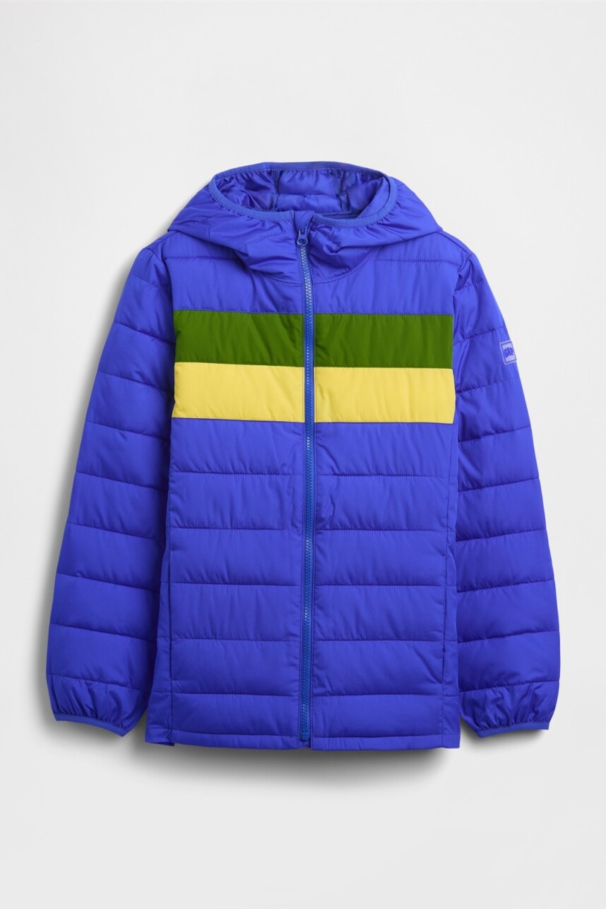 Campera Puffer Logo Gap Niño Royal Gem