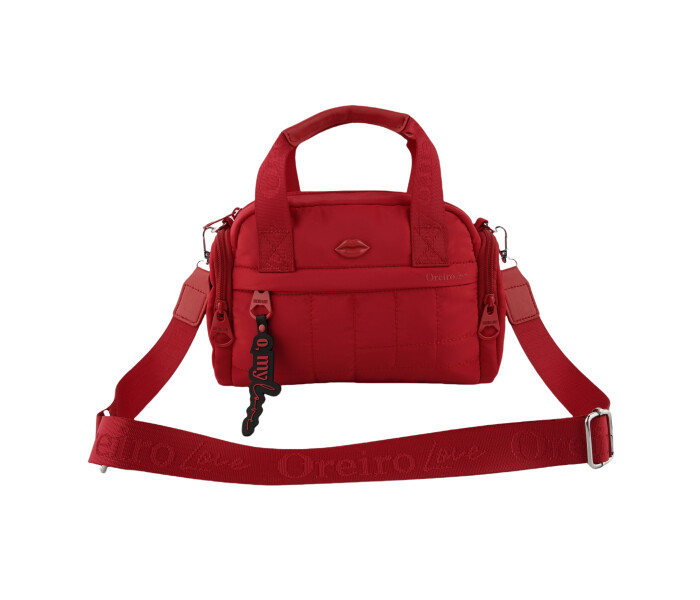 Cartera Las Oreiro Love Rojo