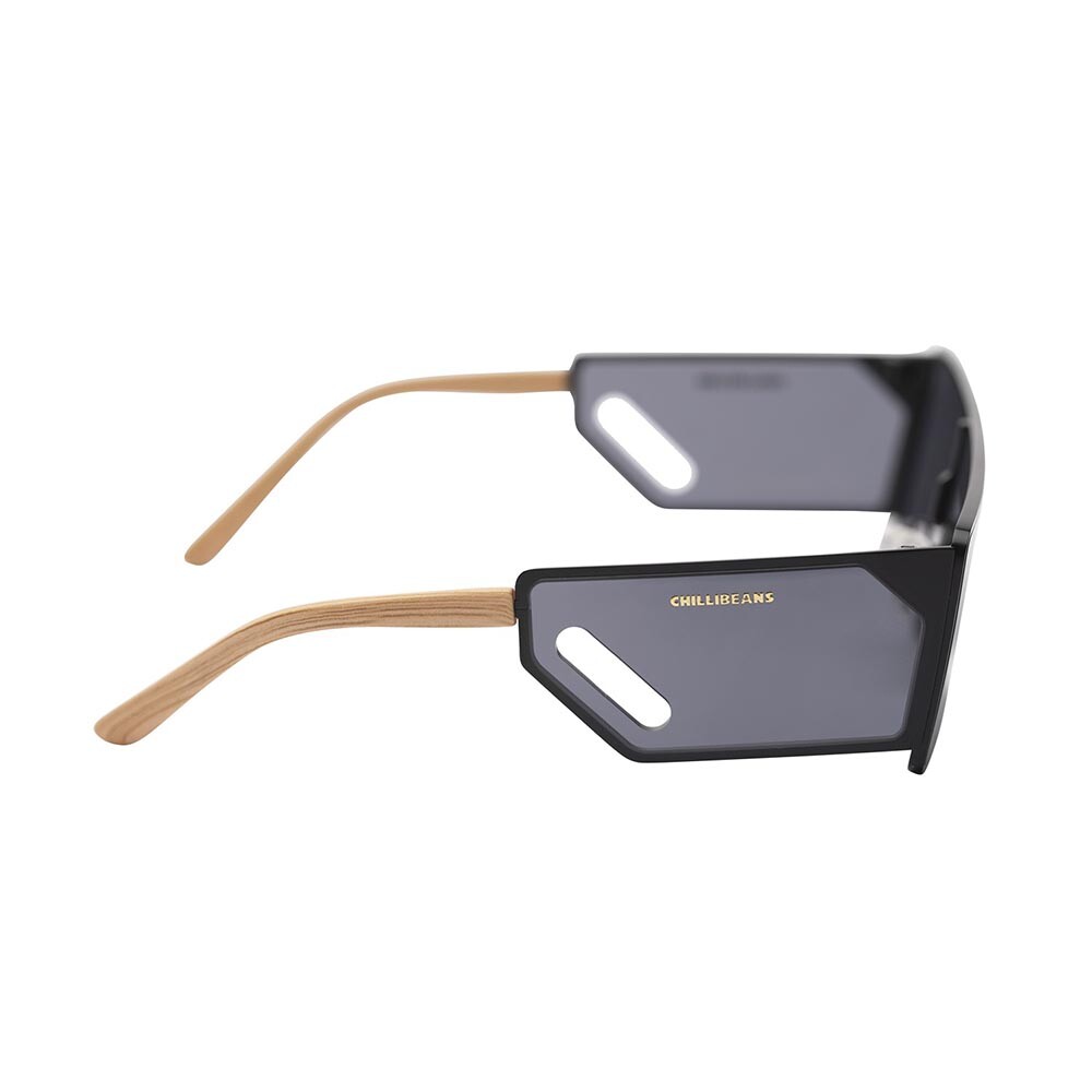Lentes de Sol New Retro Cuadrado Negro/Negro