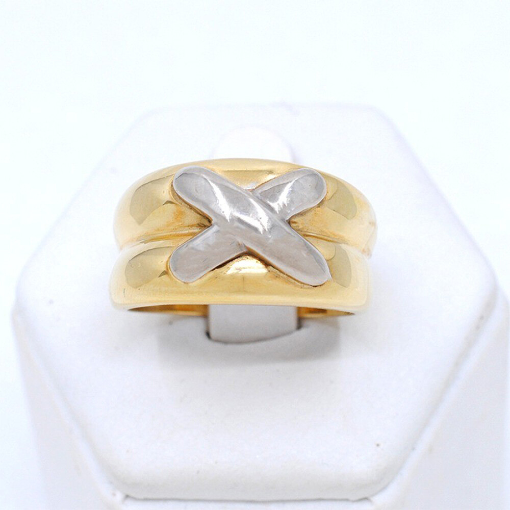 Anillo Oro 18K 2 Tonos Anillo Oro 18K 2 Tonos