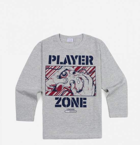 Camiseta manga larga GRIS