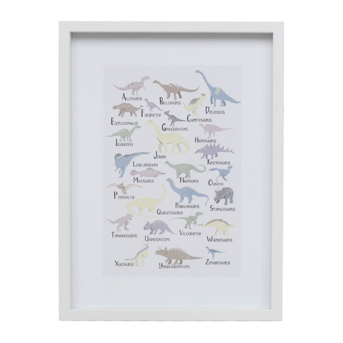 CUADRO - DINO I, 30X40, MULTICOLOR PAPEL WZ221515A 