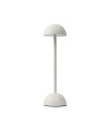 Lámpara de Mesa y Escritorio Minimalista con Luz Led Base Ondulada Blanco