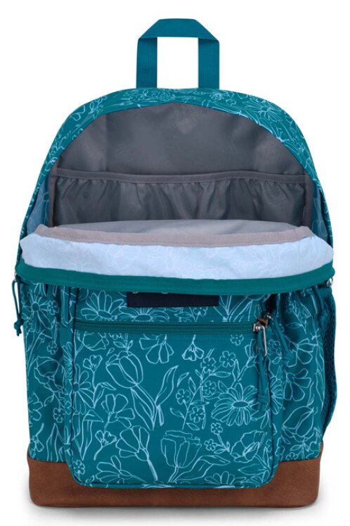 MOCHILA JANSPORT COOL STUDENT DELIGHTFUL DAISIES GREEN