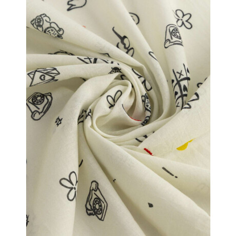 Pañuelos Raso Algodón Combinacion Multicolor