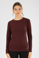 Remera manga larga fit Bordeaux