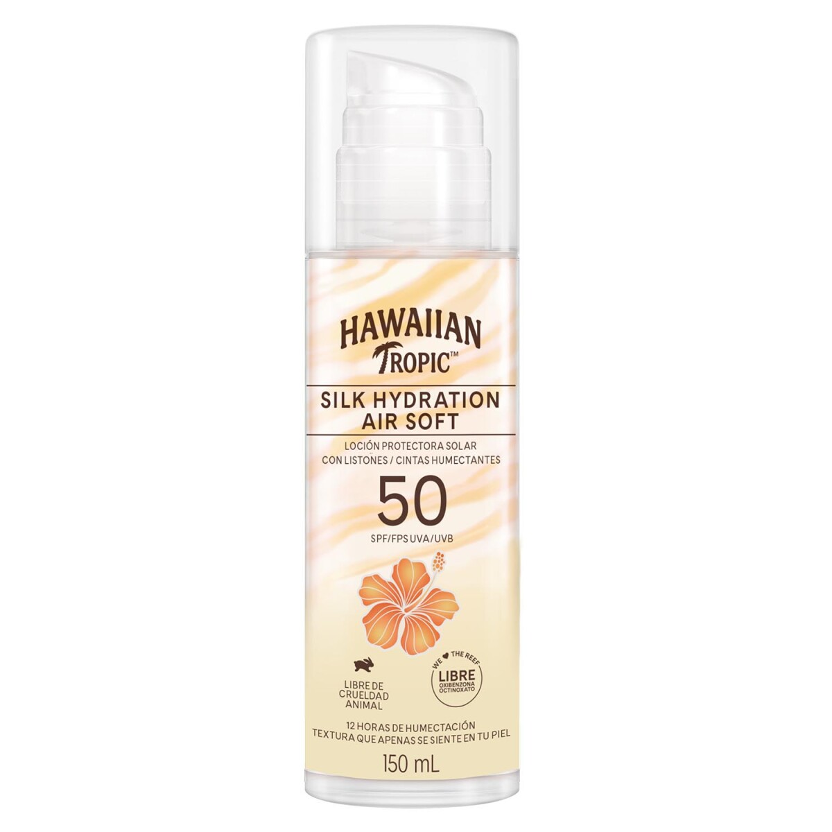 PROTECTOR SOLAR AIR SOFT SILK HYDRATION HAWAIIAN TROPIC SPF 50 150 ML 