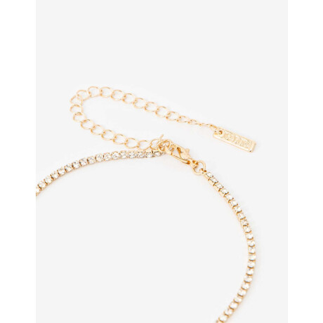 Collares Cortos Strass Cristal