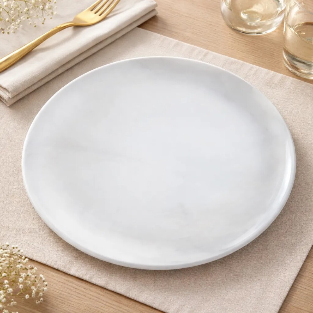 PLATO POSTRE DIWALLI MARBELE 19cm - P9834 