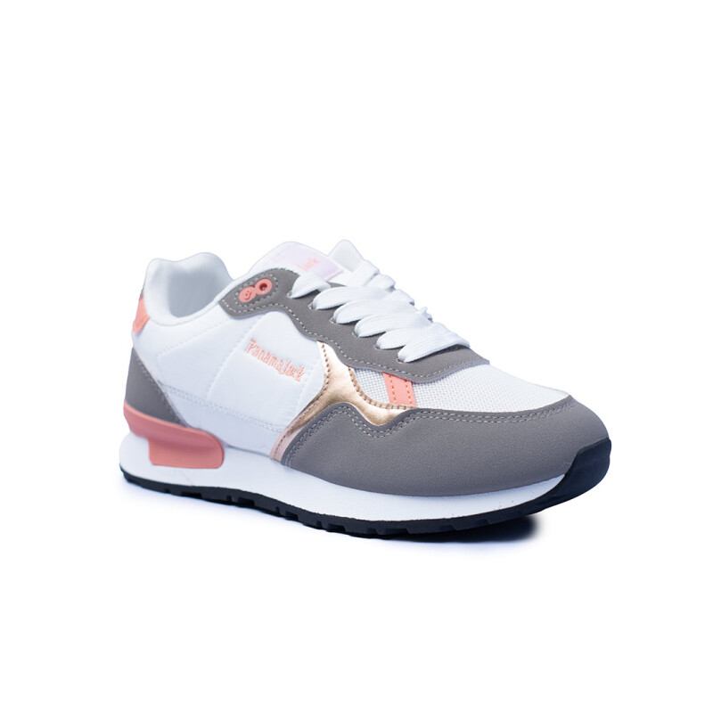Calzado deportivo Panama Jack dama GREY/CORAL/WHITE
