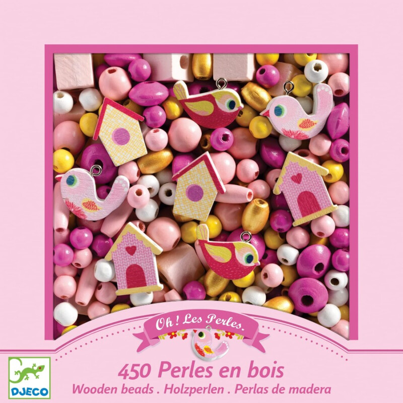 Set Pulseras y Collares Madera Djeco Set Pulseras y Collares Madera Djeco