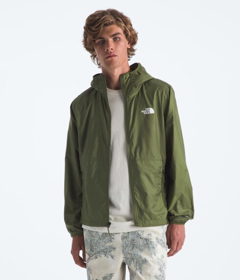 M TNF CYCLONE WIND JACKET WOODLAND GREEN