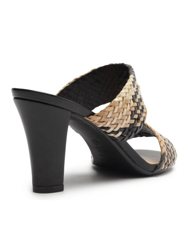 SANDALIA TACO ALTO NEGRA Negro