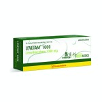 LEVETAM 1000 MG. CJ X 30 COMP. REC. única