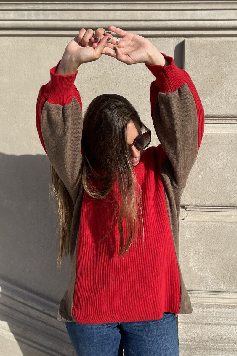 Buzo duo Rojo