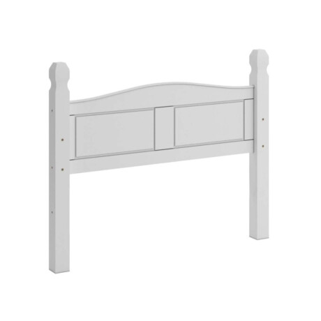 Respaldo Queen Madera Maciza 160cm Blanco
