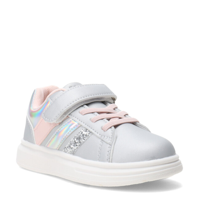 Championes de Niña MINI Miss Carol CALCIS Con glitter Plateado