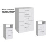 Ropero Mac Mdp 6 Puertas 2cajones 12 Estantes Color Blanco Ropero Mac Mdp 6 Puertas 2cajones 12 Estantes Color Blanco