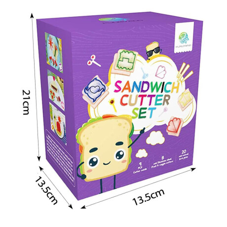 Kit De Accesorios Cortadores De Pan Y Frutas Galletas Coc001004
