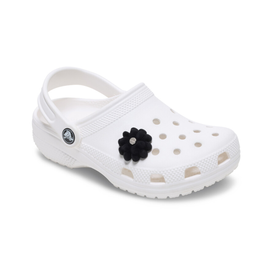 Jibbitz Black Velvet Flower 3 Multicolor