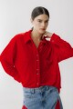 CAMISA BIMBA VELVET Rojo