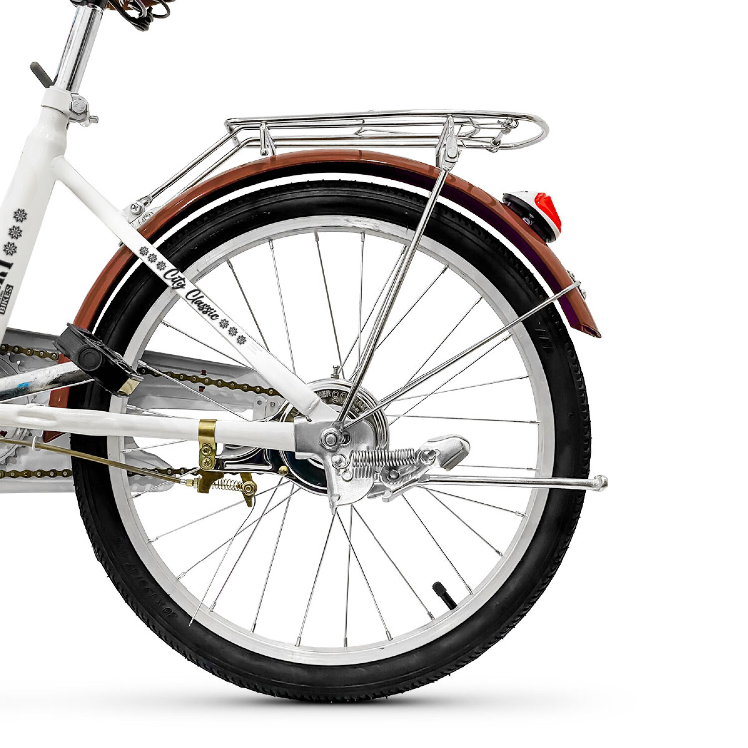 Bicicleta Plegable Expert Amsterdam Rodado 20 C/Cambios Varios Colores -  Blanco — El Rey del entretenimiento