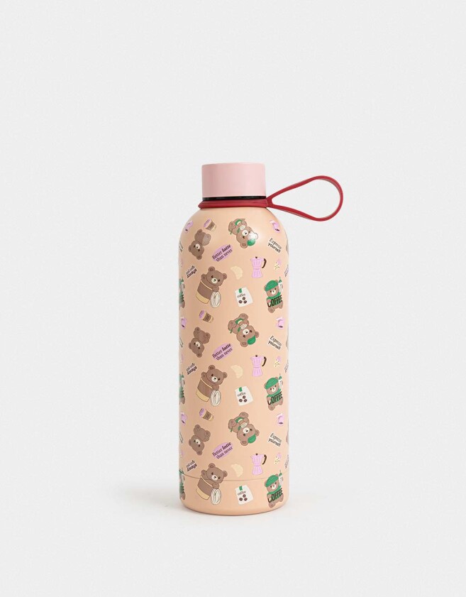 Artículos cocina Botella De 500ml Con Strap - Amarillo Claro