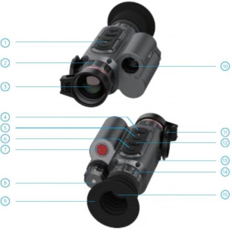 MIRA TÉRMICA SYTONG MN2 25LRF MINI.- MIRA TÉRMICA SYTONG MN2 25LRF MINI.-