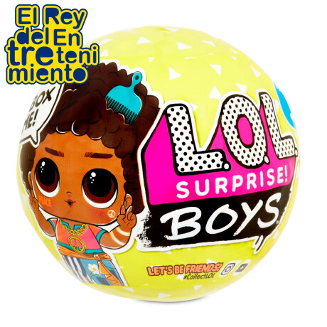 Muñecos Lol Surprise Boys Pelota Bola C/accesorios Amarillo