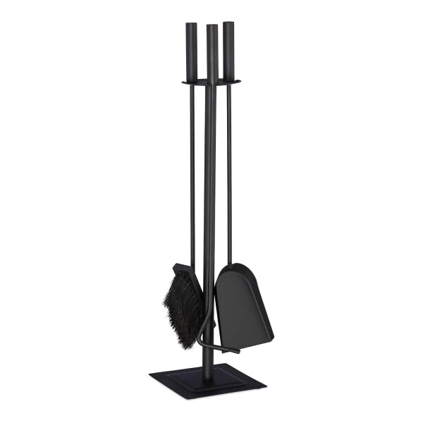 Atizador De 4 Piezas Base Cuadrada Kassel 77097 ATIZADOR KASSEL AG229 4PZC B/CUADR 77097