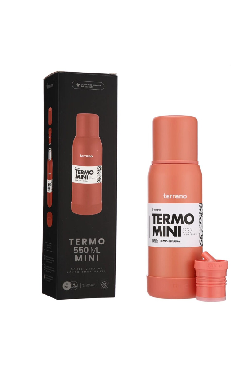 TERRANO TERMO MINI PREMIUM 500ML CORAL