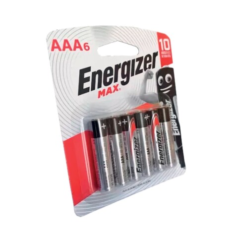 PILA ALCALINA ENERGIZER AAA BLISTER X 6 UNIDADES PILA ALCALINA ENERGIZER AAA BLISTER X 6 UNIDADES