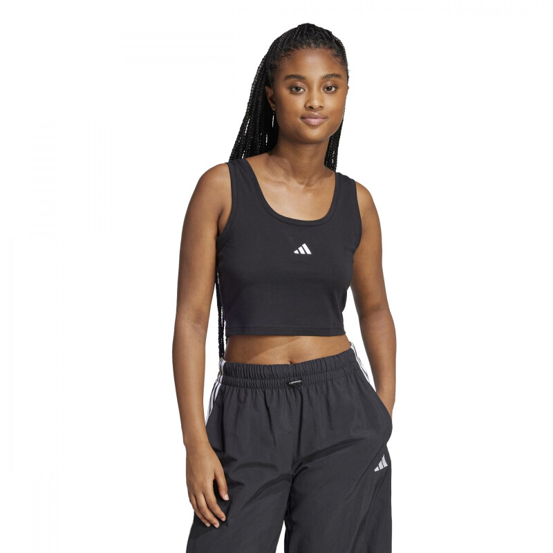 Musculosa ADIDAS W SL SJ TK Mujer JE1321 Negro-blanco